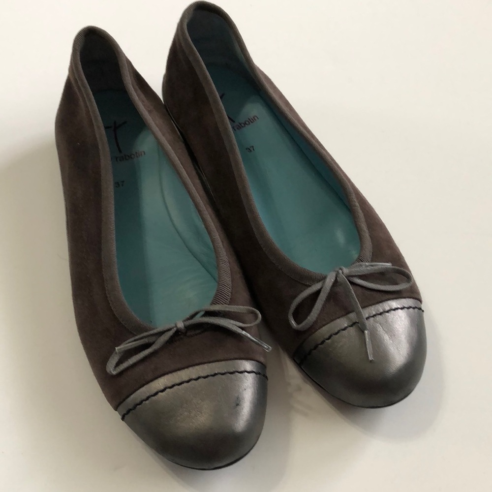 Thierry Rabotin Brown Slip-on Flats